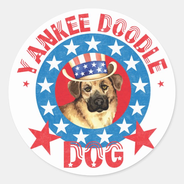 Adesivo Redondo Chinook Patriótico (Frente)