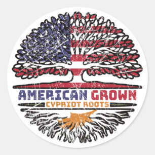 Adesivo Redondo Chipre Chipre Chipre Chipre Chipre EUA EUA EUA EUA