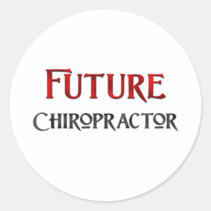 Adesivo Redondo Chiropractor futuro