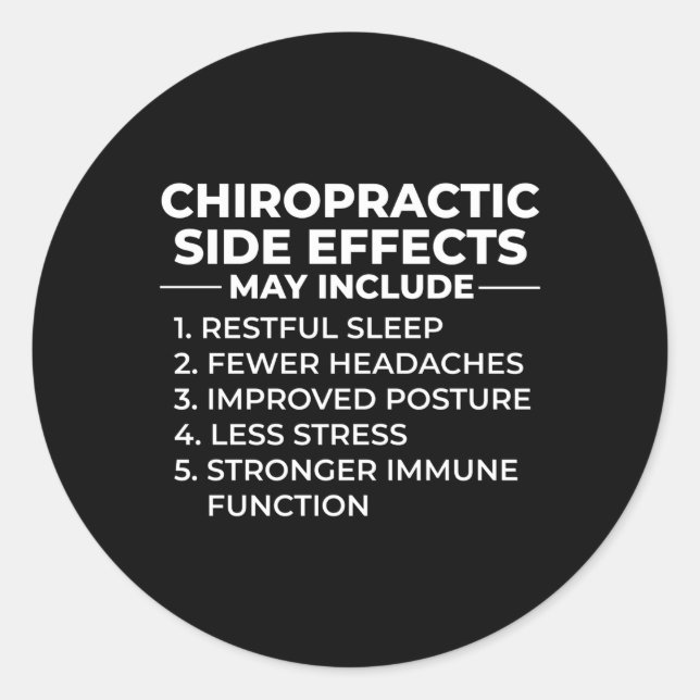 Adesivo Redondo Chiropractor Massager Chiropracine Massage Chiropr (Frente)