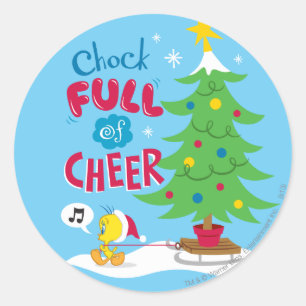 Adesivo Redondo Chock Cheio Of Cheer