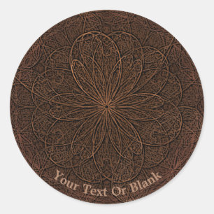 Adesivo Redondo Chocolate