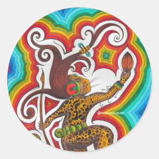 Adesivo Redondo Chocolate