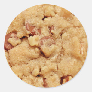 Adesivo Redondo Chocolate Chip Cookie