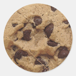 Adesivo Redondo "Chocolate Chip Cookie Munch"