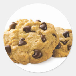 Adesivo Redondo Chocolate Cookie