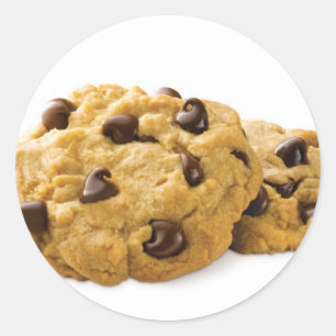 Adesivo Redondo Chocolate Cookie