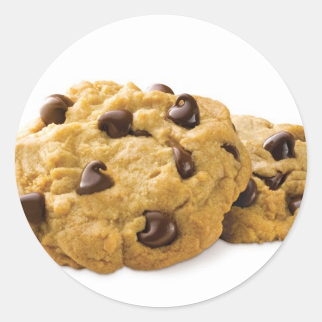 Adesivo Redondo Chocolate Cookie (Frente)