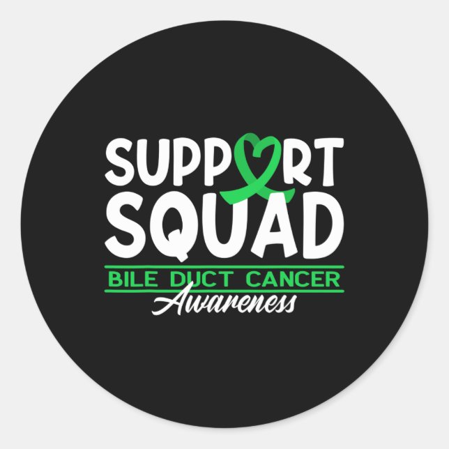 Adesivo Redondo Cholangiocarcinoma Biliar - Sala de Consciência (Frente)