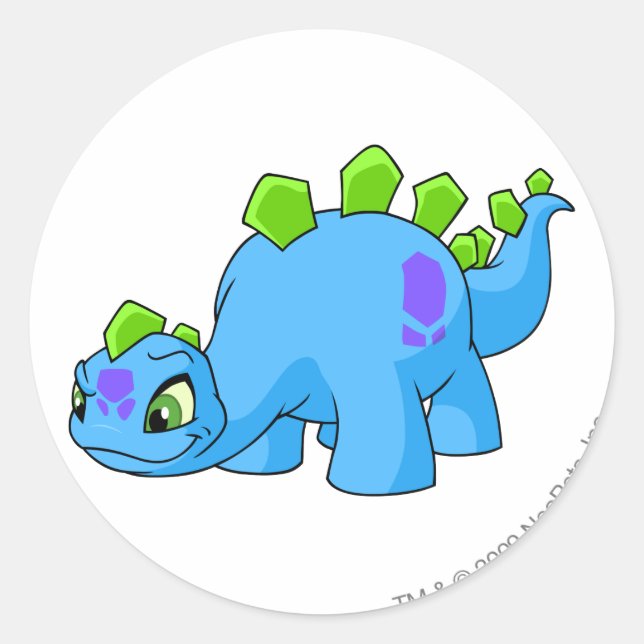 Adesivo Redondo Chomby Blue (Frente)