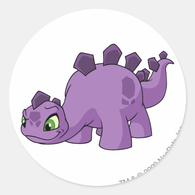 Adesivo Redondo Chomby Purple (Frente)