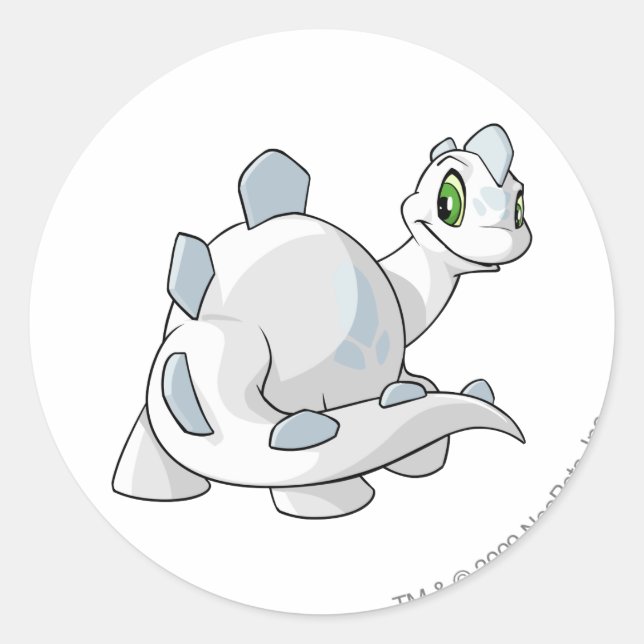 Adesivo Redondo Chomby White (Frente)