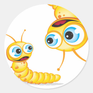 Adesivo Redondo Chompe o Grub: