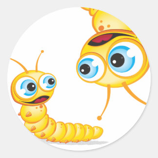 Adesivo Redondo Chompe o Grub: