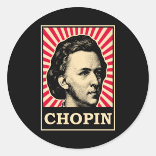 Adesivo Redondo Chopin