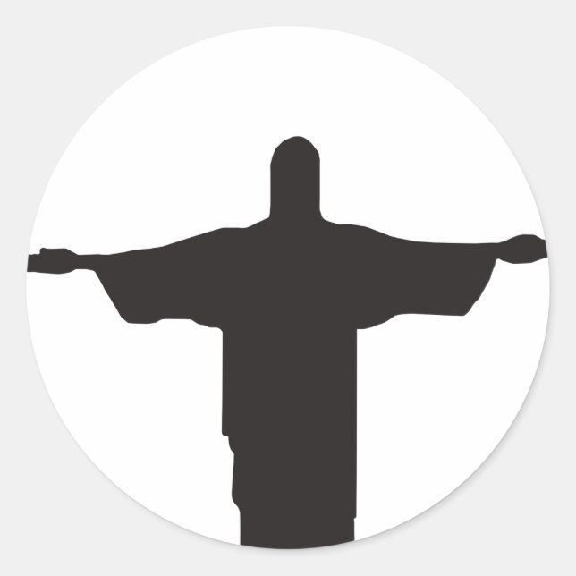 Adesivo Redondo Christ (Frente)