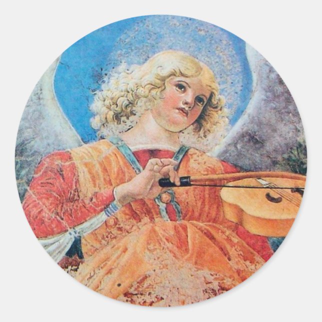 ADESIVO REDONDO CHRISTMAS ANGEL (Frente)