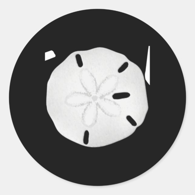 Adesivo Redondo Christmas Joy Sand Dollar T Shirt  (Frente)