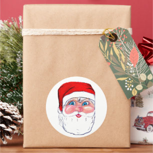 ADESIVO REDONDO CHRISTMAS SANTA CLAUS