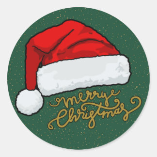 Adesivo Redondo Christmas Sticker