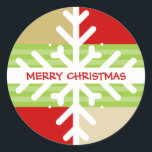 Adesivo Redondo CHRISTMAS STICKER: dissecação do floco de neve 4<br><div class="desc">Ilustração e design original de Kat Massard copyright 2009. - - - - - - - - - - - - - - - - - - - - - - - - - - - - - - - - - - - - - - - - - -...</div>