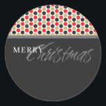 Adesivo Redondo CHRISTMAS STICKER: Floco de neve minispotente 5<br><div class="desc">Ilustração e design original de Kat Massard copyright 2009. - - - - - - - - - - - - - - - - - - - - - - - - - - - - - - - - - - - - - - - - - -...</div>