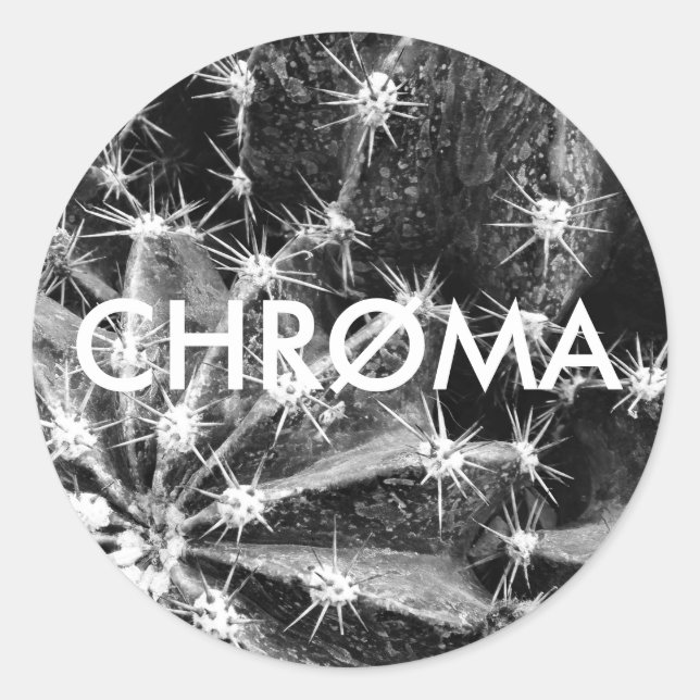 ADESIVO REDONDO CHRØMA CACTUS STICKER (Frente)