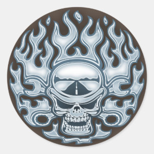 Adesivo Redondo Chromeboy -WF