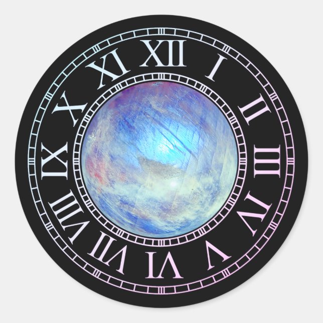 Adesivo Redondo Chrono Mistica Sticker - Rainbow Moonstone (B) (Frente)