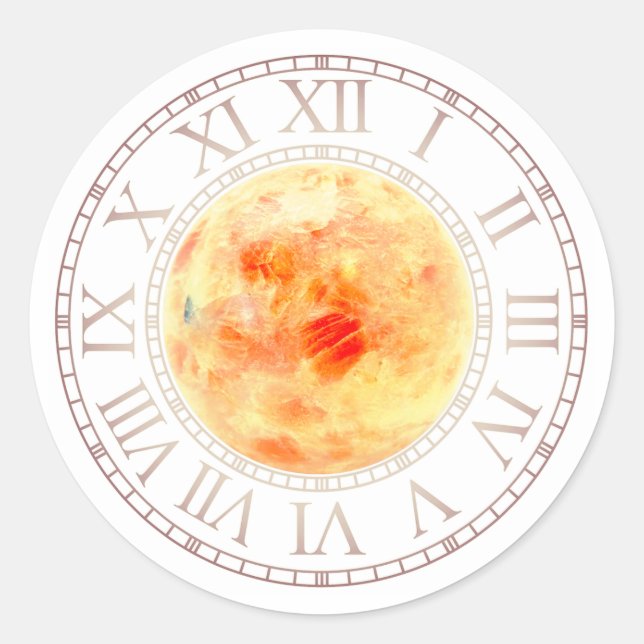 Adesivo Redondo Chrono Mistica Sticker - Sunstone (W) (Frente)