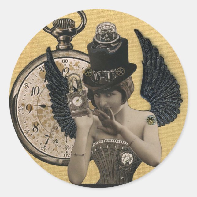 Adesivo Redondo Chrononaut (Frente)