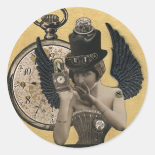 Adesivo Redondo Chrononaut