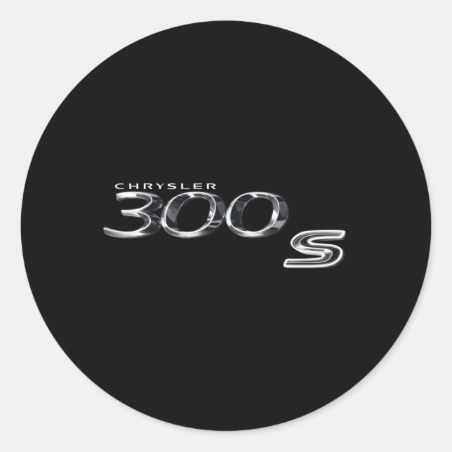 Adesivo Redondo Chrysler 300S (Frente)