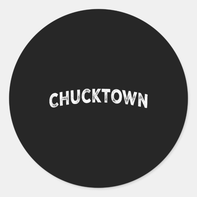 Adesivo Redondo Chucktown  (Frente)