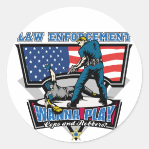 Adesivo Redondo Chuis e ladrões