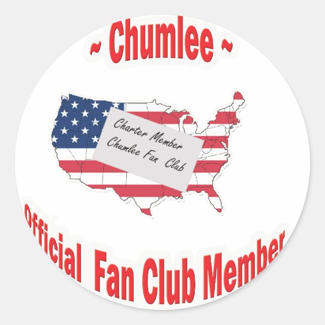 Adesivo Redondo Chumlee-Fan-Club (Frente)