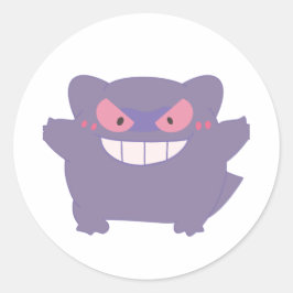 Adesivo Redondo Chunky Gengar