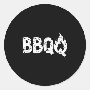 Adesivo Redondo Churrasco Presente Piada Para Grill Timer Smoker C