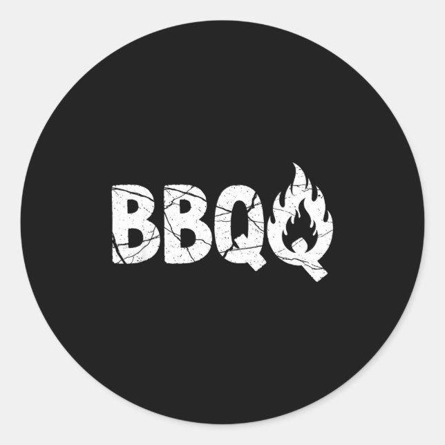 Adesivo Redondo Churrasco Presente Piada Para Grill Timer Smoker C (Frente)