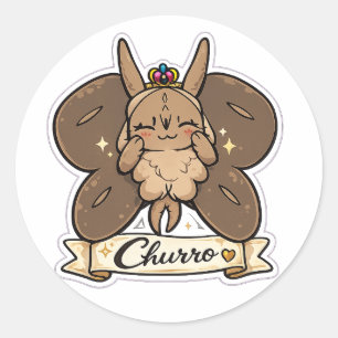 Adesivo Redondo Churro, Co-mascote do InkAndCrits 