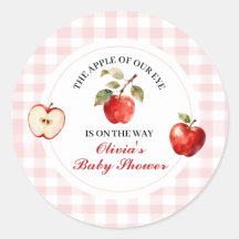 Chuva de Bebê Coquette Apple Laço Rosa