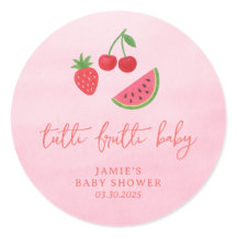 Chuva de Frutas Baby Shower