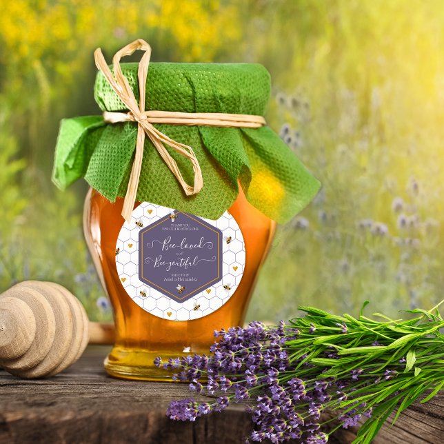 Adesivo Redondo Chuva de Noivas Amada pelas Abelhas e Bela como um (Criador carregado)