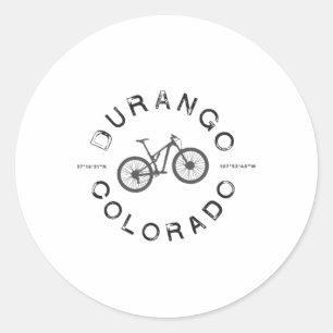 Adesivo Redondo Ciclismo de Montanha Durango Colorado T