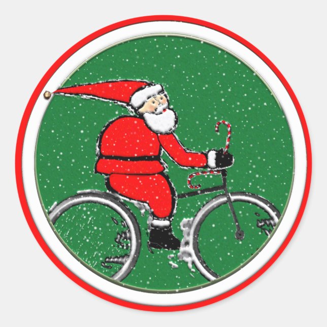 Adesivo Redondo Ciclismo de Natal (Frente)