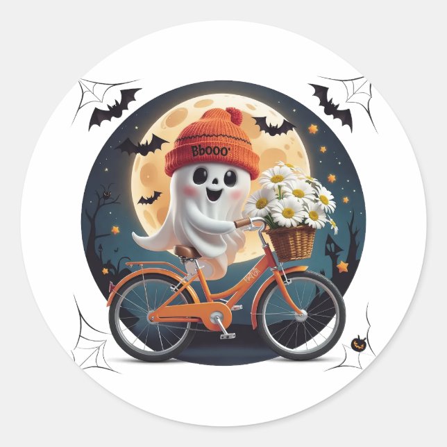 Adesivo Redondo Ciclismo Fantasma (Frente)