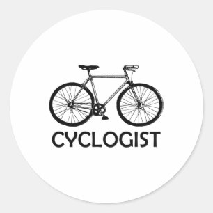 Adesivo Redondo Ciclista Bicicleta de Montanha Bicicleta Mtb Cicli