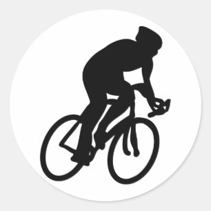 Adesivo Redondo ciclista de Tour de France