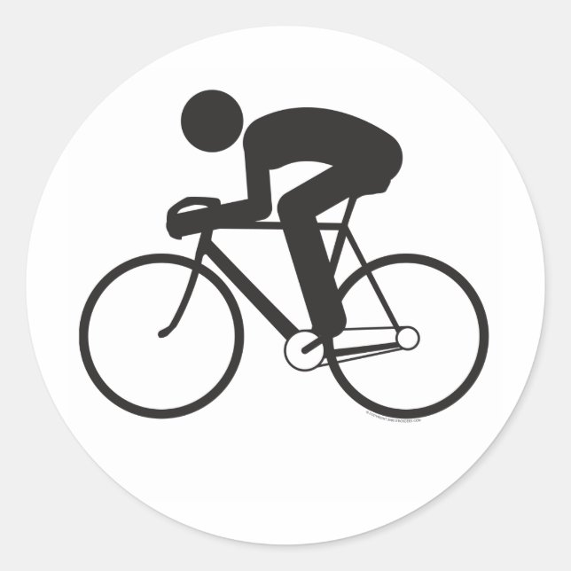 Adesivo Redondo Ciclista-T (Frente)