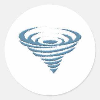Adesivo Redondo Ciclone tornado